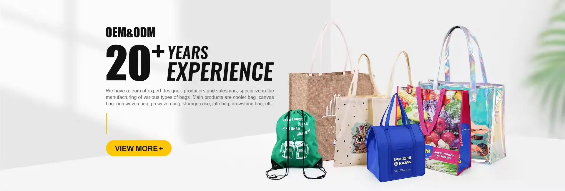 ECO Packaging sustainable jute and linen packaging bags