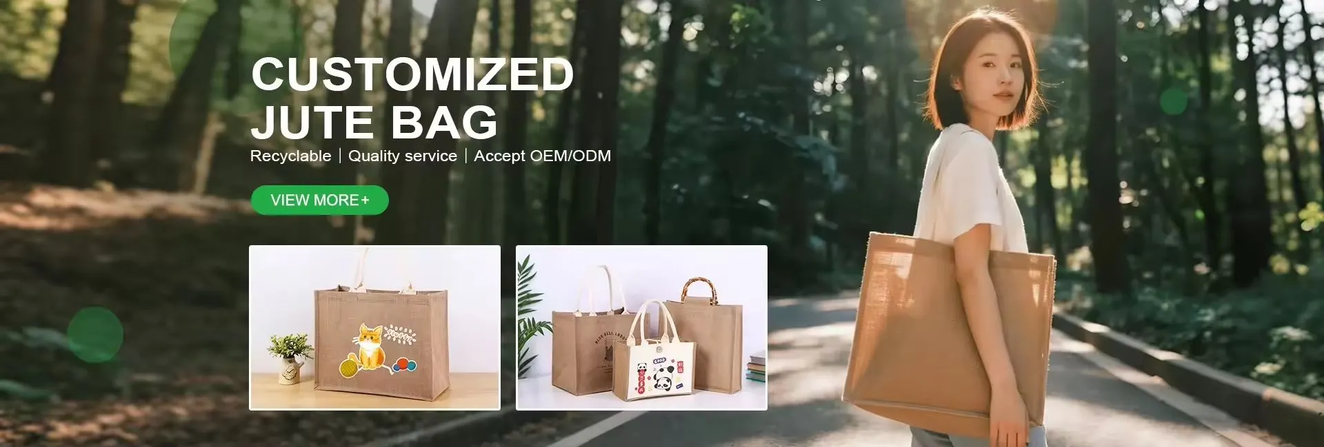 ECO Packaging – custom jute and linen packaging bags